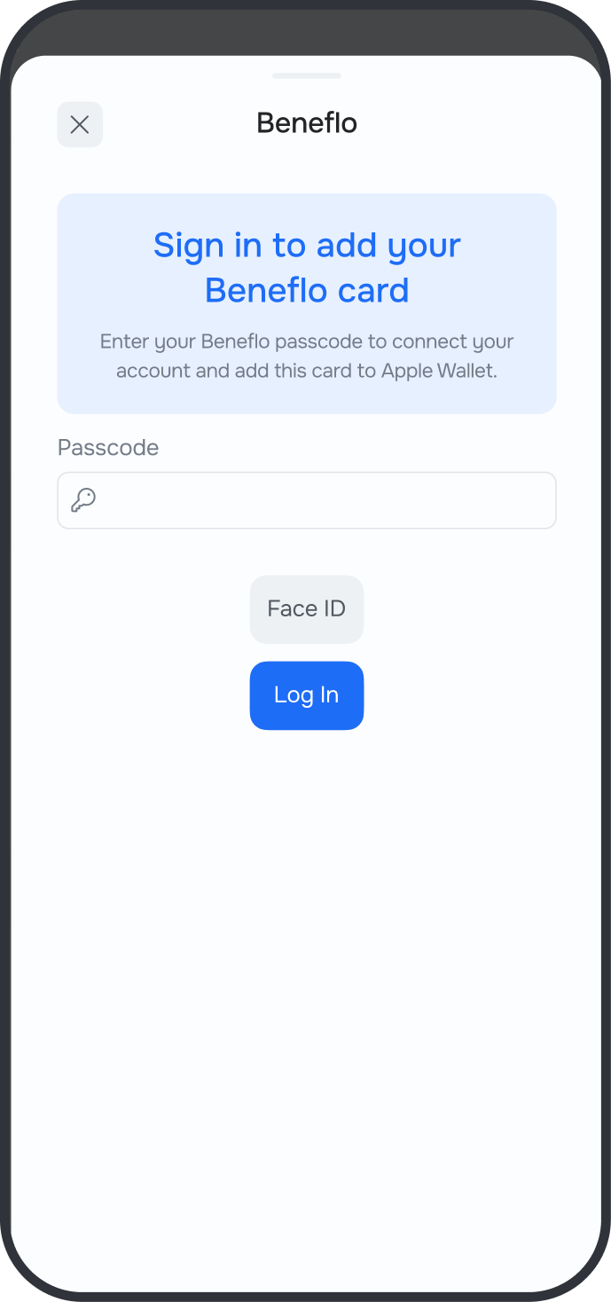 wallet sign-in